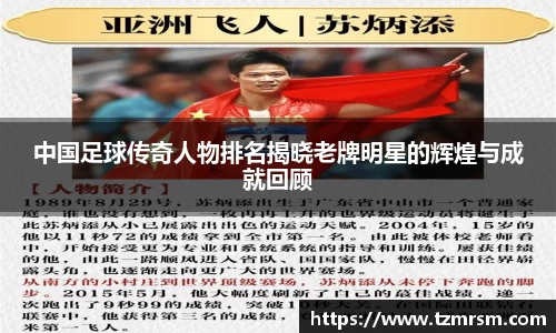 中国足球传奇人物排名揭晓老牌明星的辉煌与成就回顾